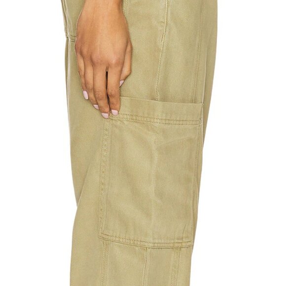 NEW Sanctuary M Bamboo green Area Pants Cargo Pockets Drawstring Waist - Picture 4 of 12